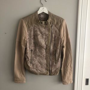 Free People Vegan Leather Moto Jacket